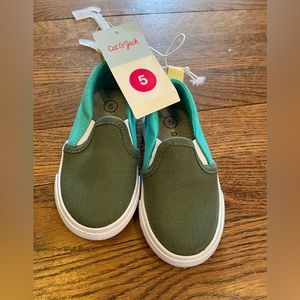 Cat & jack slip on sneakers, boys, new